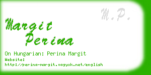 margit perina business card